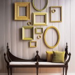 Bench with Picture Frames