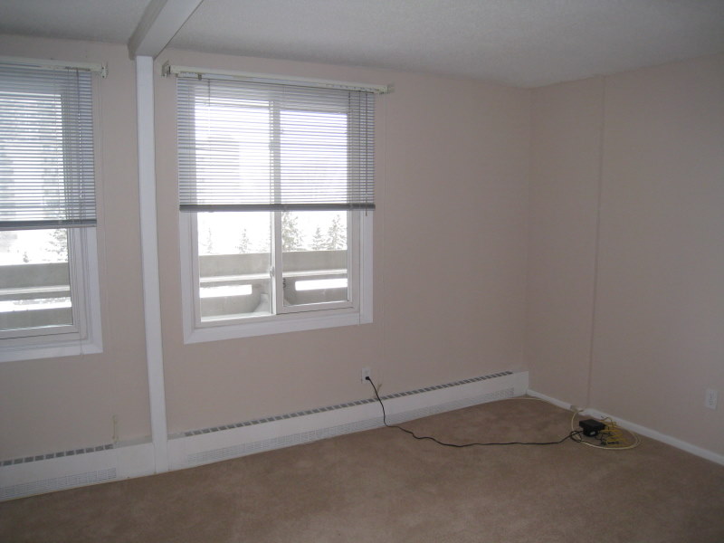 Newly painted room